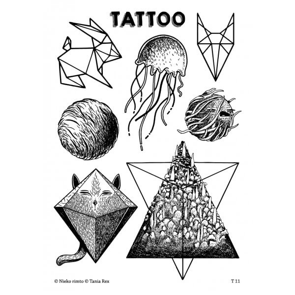 t11-laikinos-tatuiruotes-su-tanios-rex-piesiniais